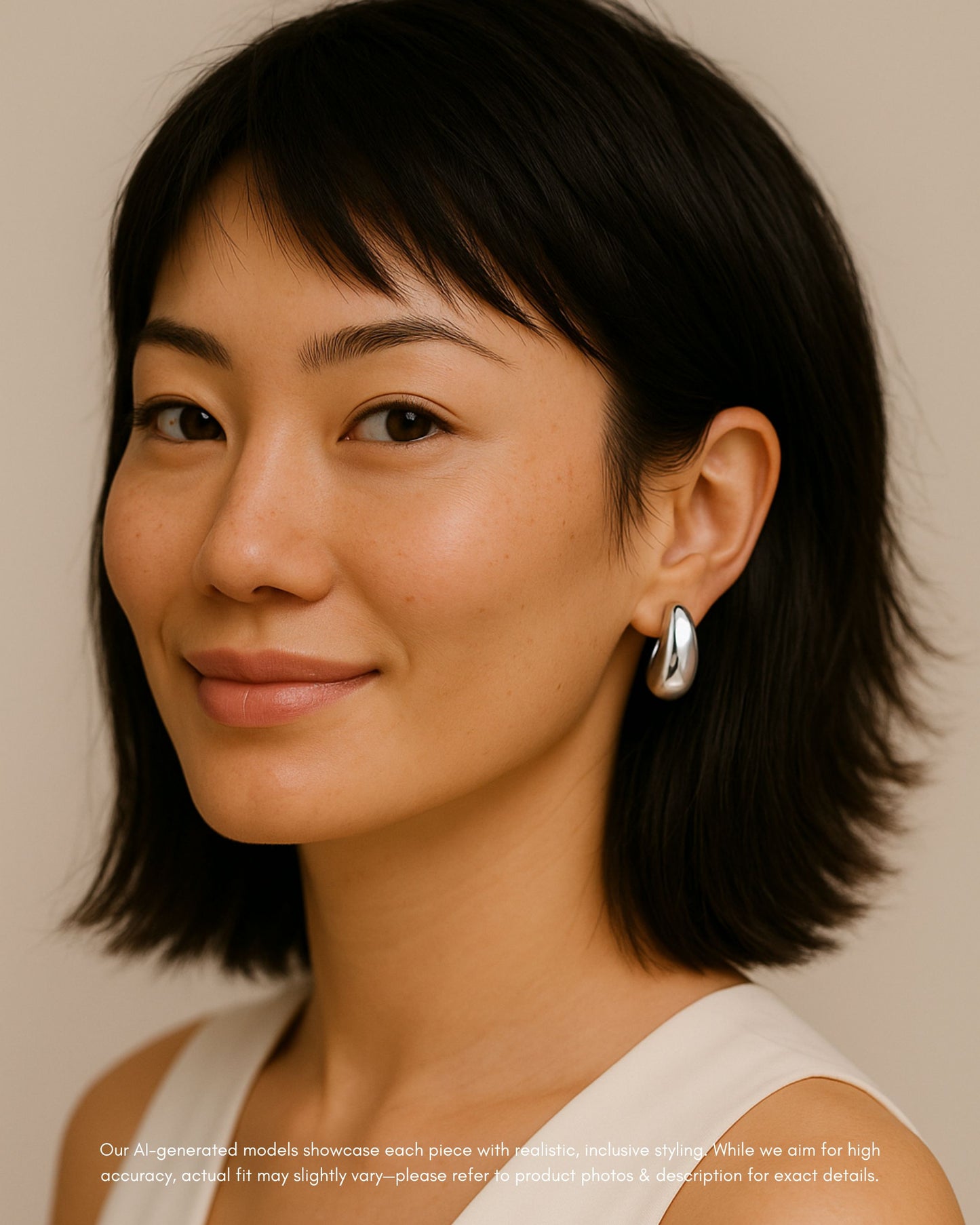 Water drop earring