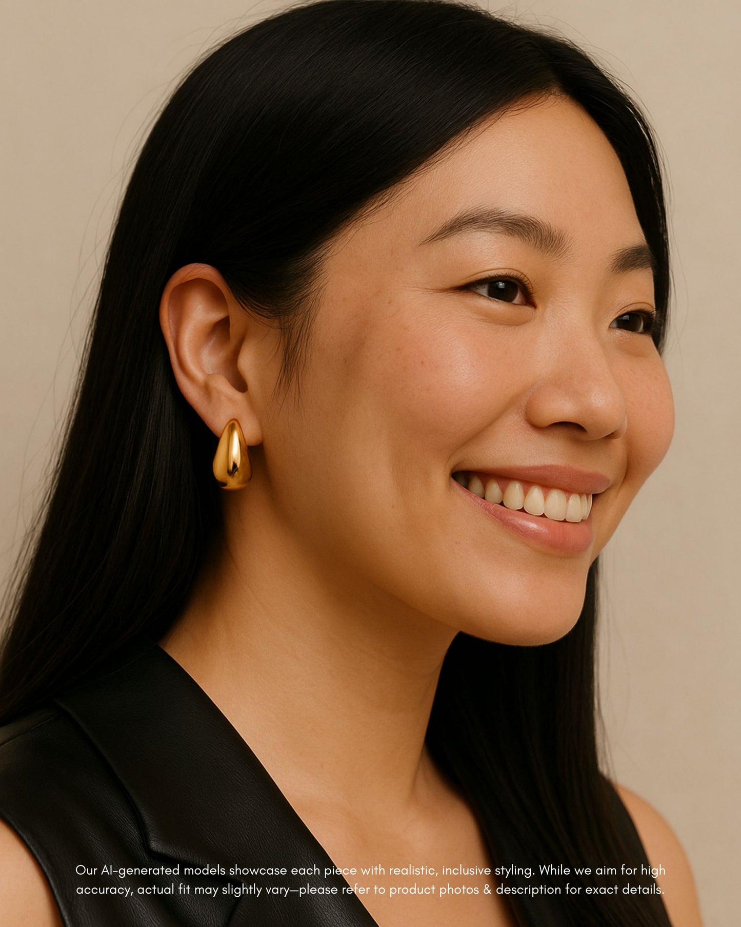Water drop earring